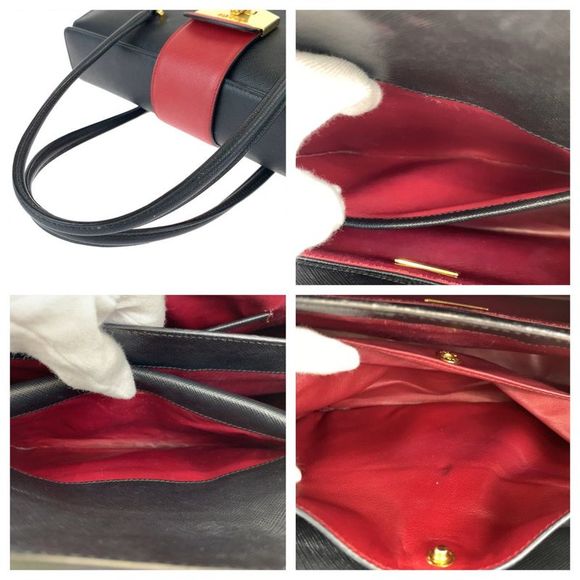 Prada Leather Tote Handbag B2725C - Picture 5 of 6